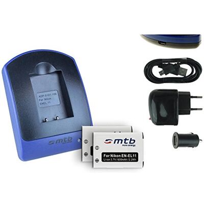 mtb more energy 2 Baterìas + Cargador (USB/Coche/Corriente) para Nikon EN-EL11, Coolpix S550 S560 / Olympus Li-60B / Pentax D-Li78 / Ricoh DB-80 / Sanyo DB-L70... Kameras Ver Lista mtb more energy 2 Baterìas + Cargador (USB/Coche/Corriente) para Nikon EN-EL11, Coolpix S550 S560 / Olympus Li-60B / Pentax D-Li78 / Ricoh DB-80 / Sanyo DB-L70... Kameras Ver Lista