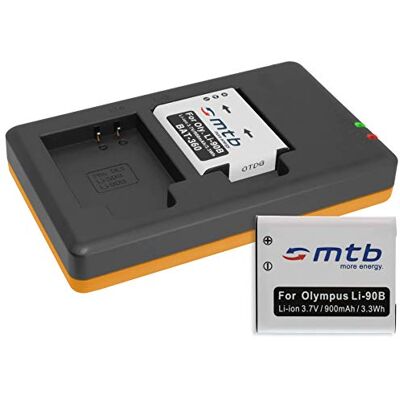 mtb more energy 2X Batería + Cargador Doble (USB) Tipo DB-110 DB110 Compatible con Ricoh GR III, G900(SE) / WG-6 mtb more energy 2X Batería + Cargador Doble (USB) Tipo DB-110 DB110 Compatible con Ricoh GR III, G900(SE) / WG-6