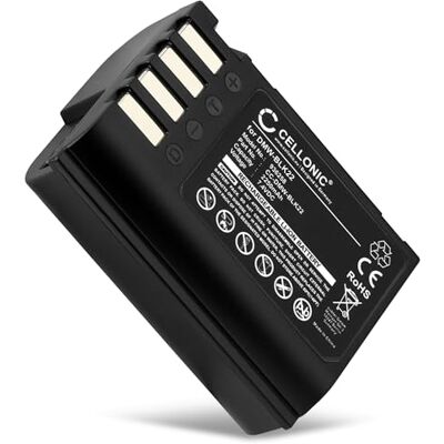 CELLONIC Batería Compatible con Panasonic DC-S5IIX, Lumix DC-GH6, DMW-BLK22 CELLONIC Batería Compatible con Panasonic DC-S5IIX, Lumix DC-GH6, DMW-BLK22