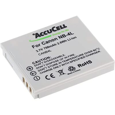 AccuCell – Batería para Canon NB-4L Batería AccuCell – Batería para Canon NB-4L Batería