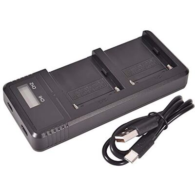 DSTE Fast Charging Dual LCD Cargador para Sony NP-FM55H NP-FM50 NP-FM30 NP-FM51 NP-QM50 NP-F330 NP-F550 NP-F570 NP-F750 NP-F770 NP-F930 NP-F950 NP-F970 NP-FM500H NP-QM70H 1D NP-FM7. 0 NP-QM91D DSTE Fast Charging Dual LCD Cargador para Sony NP-FM55H NP-FM50 NP-FM30 NP-FM51 NP-QM50 NP-F330 NP-F550 NP-F570 NP-F750 NP-F770 NP-F930 NP-F950 NP-F970 NP-FM500H NP-QM70H 1D NP-FM7. 0 NP-QM91D