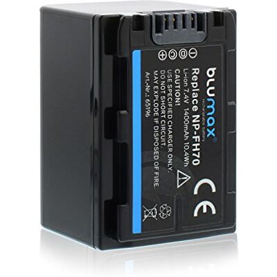 Blumax NP-FH70 Akku kompatibel mit diversen Sony Kameramodellen 1400mAh 7,4V 10,4Wh Blumax NP-FH70 Akku kompatibel mit diversen Sony Kameramodellen 1400mAh 7,4V 10,4Wh