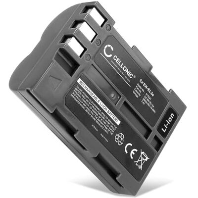 CELLONIC Batería Compatible con Nikon D700, D90, D300, D200, D80, EN-EL3e 2000 mAh, 7,4 V, iones de litio para Nikon D900, D50, D300S, D100, D70s CELLONIC Batería Compatible con Nikon D700, D90, D300, D200, D80, EN-EL3e 2000 mAh, 7,4 V, iones de litio para Nikon D900, D50, D300S, D100, D70s