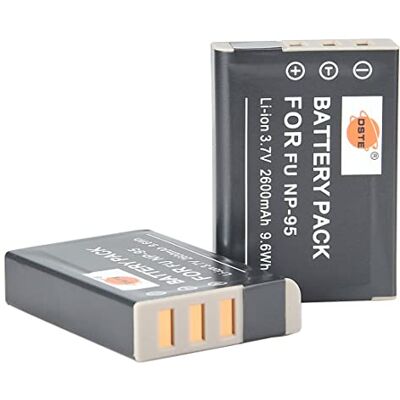 DSTE NP-95 Batería (2 Unidades) Compatible con Fujifilm Finexpix F31, F31 fd, F31fd, F30, F30 Zoom DSTE NP-95 Batería (2 Unidades) Compatible con Fujifilm Finexpix F31, F31 fd, F31fd, F30, F30 Zoom