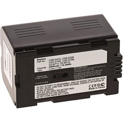 Powery Batería para Panasonic Modelo CGR-D16 Powery Batería para Panasonic Modelo CGR-D16