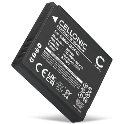 CELLONIC Batería Compatible con Panasonic Lumix DMC-F2, DMC-F3, CGA-S009 CELLONIC Batería Compatible con Panasonic Lumix DMC-F2, DMC-F3, CGA-S009