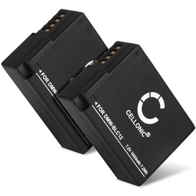 CELLONIC 2X Batería Compatible con Panasonic Lumix DC-FZ1000 II, DMW-BLC12 CELLONIC 2X Batería Compatible con Panasonic Lumix DC-FZ1000 II, DMW-BLC12
