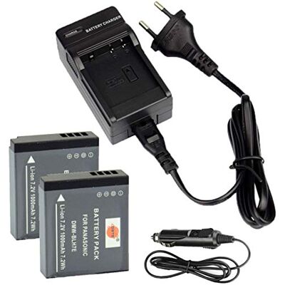 DSTE 2-Pieza DMW-BLH7 DMW-BLH7E Batería y Cargador Compatible para Panasonic DMC-GM1 DMC-GM1D DMC-GM1K DMC-GM1KW DMC-GM1S DMC-GM1W DMC-GF7K DSTE 2-Pieza DMW-BLH7 DMW-BLH7E Batería y Cargador Compatible para Panasonic DMC-GM1 DMC-GM1D DMC-GM1K DMC-GM1KW DMC-GM1S DMC-GM1W DMC-GF7K