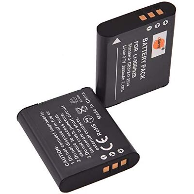 DSTE Batería de Repuesto para Olympus Li-90B Li-92B SH-1 SH-50 iHS SH-60 SP-100 SP-100EE Tough TG-1 iHS Tough TG-2 iHS Tough TG-3 XZ-2 iHS DSTE Batería de Repuesto para Olympus Li-90B Li-92B SH-1 SH-50 iHS SH-60 SP-100 SP-100EE Tough TG-1 iHS Tough TG-2 iHS Tough TG-3 XZ-2 iHS