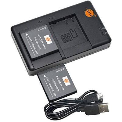 DSTE DMW-BLH7E BLH7 BLH7PP Batería recargable de repuesto y cargador dual compatible con cámara digital Lumix DMC-GM1 DMC-GM5 DMC-GF7K DMC-LX10 DMC-LX15, etc DSTE DMW-BLH7E BLH7 BLH7PP Batería recargable de repuesto y cargador dual compatible con cámara digital Lumix DMC-GM1 DMC-GM5 DMC-GF7K DMC-LX10 DMC-LX15, etc