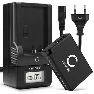 CELLONIC Batería Compatible con Canon EOS 200D, 250D, 750D, 760D, LC-E17 950mAh, 7.4V, Ion de litio para Canon EOS 770D, 77D, 800D, 850D, EOS Kiss X8i, M3, M5, M6, R10, R100, R50, R8, LP-E17 CELLONIC Batería Compatible con Canon EOS 200D, 250D, 750D, 760D, LC-E17 950mAh, 7.4V, Ion de litio para Canon EOS 770D, 77D, 800D, 850D, EOS Kiss X8i, M3, M5, M6, R10, R100, R50, R8, LP-E17