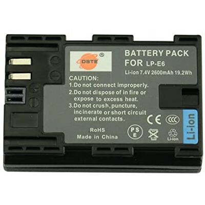 DSTE ® LP-E6 Li-ion Batería para Canon EOS 5D Mark II, EOS 5D Mark III, EOS 5DS, EOS 6D, EOS 7D, EOS 60D, EOS 60Da, EOS 70D DSTE ® LP-E6 Li-ion Batería para Canon EOS 5D Mark II, EOS 5D Mark III, EOS 5DS, EOS 6D, EOS 7D, EOS 60D, EOS 60Da, EOS 70D