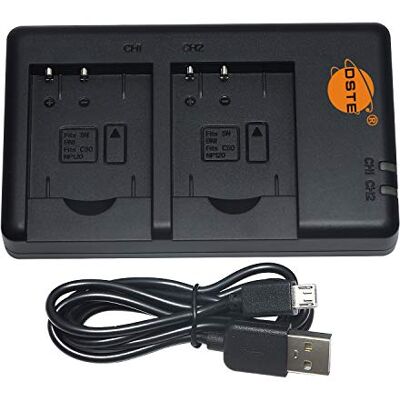DSTE Fast Charging USB Dual Cargador Compatible para Sony NP-BN1 DSTE Fast Charging USB Dual Cargador Compatible para Sony NP-BN1