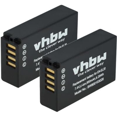 vhbw 2X batería Compatible con Nikon Coolpix P1000 vhbw 2X batería Compatible con Nikon Coolpix P1000