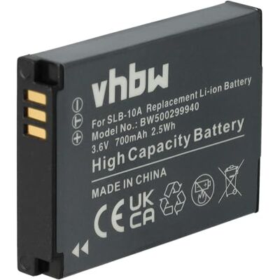 vhbw 1x batería Compatible con Samsung EX2F ES60, ES55, ES50, L200, L110, L100, IT100, HZ15W, HZ10W, ES63 cámara (700 mAh, 3,6 V, Li-Ion) vhbw 1x batería Compatible con Samsung EX2F ES60, ES55, ES50, L200, L110, L100, IT100, HZ15W, HZ10W, ES63 cámara (700 mAh, 3,6 V, Li-Ion)