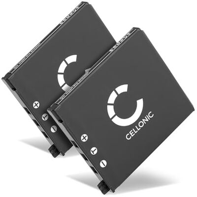 subtel 2X Batería Compatible con Casio Exilim EX-FS10, EX-S10, NP-60 720mAh, 3.7V, Ion de litio para Casio Exilim EX-S12, EX-Z19 subtel 2X Batería Compatible con Casio Exilim EX-FS10, EX-S10, NP-60 720mAh, 3.7V, Ion de litio para Casio Exilim EX-S12, EX-Z19