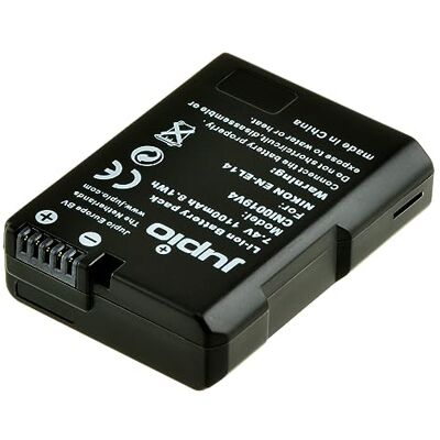 Jupio CNI0019V4 Batería para cámara Digital (Equivalente a Nikon EN-EL14A, 1100 mAh) Jupio CNI0019V4 Batería para cámara Digital (Equivalente a Nikon EN-EL14A, 1100 mAh)