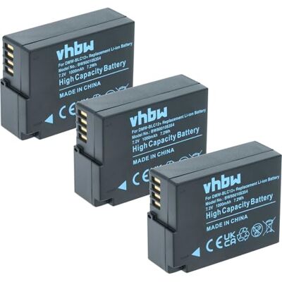 vhbw 3X batería Compatible con Panasonic Lumix DMC-G70X vhbw 3X batería Compatible con Panasonic Lumix DMC-G70X