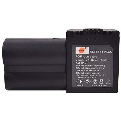 DSTE ® 2X S006E Li-Ion Batería para Panasonic CGA-S006E, Lumix DMC-FZ7, DMC-FZ8, DMC-FZ18, DMC-FZ28, DMC-FZ30, DMC-FZ35, DMC-FZ38, DMC-FZ50 DSTE ® 2X S006E Li-Ion Batería para Panasonic CGA-S006E, Lumix DMC-FZ7, DMC-FZ8, DMC-FZ18, DMC-FZ28, DMC-FZ30, DMC-FZ35, DMC-FZ38, DMC-FZ50