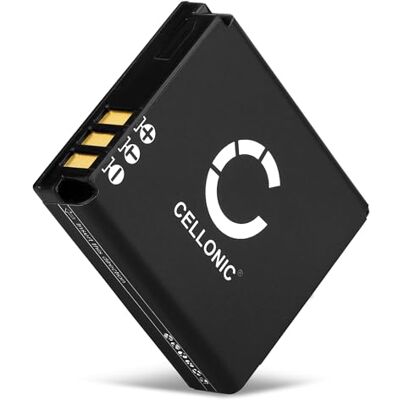 CELLONIC Batería Compatible con Panasonic DMC-FC01, DMC-LX9, CGA-S005 1100mAh, 3.7V, Ion de litio para Panasonic Lumix DMC-FS1, DMC-FS2, CGA-S005E, DMW-BCC12 CELLONIC Batería Compatible con Panasonic DMC-FC01, DMC-LX9, CGA-S005 1100mAh, 3.7V, Ion de litio para Panasonic Lumix DMC-FS1, DMC-FS2, CGA-S005E, DMW-BCC12