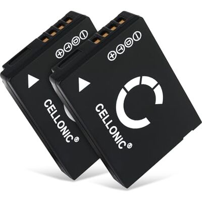 CELLONIC 2X Batería Compatible con Panasonic Lumix DMC-3D1, DMW-BCG10 890mAh, 3.7V, Ion de litio para Panasonic Lumix DMC-TZ10, DMC-TZ18, DMW-BCG10E, DMW-BCG10PP CELLONIC 2X Batería Compatible con Panasonic Lumix DMC-3D1, DMW-BCG10 890mAh, 3.7V, Ion de litio para Panasonic Lumix DMC-TZ10, DMC-TZ18, DMW-BCG10E, DMW-BCG10PP