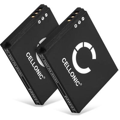CELLONIC 2X Batería Compatible con Canon Digital IXUS 70, 40, 75, 60, NB-4L 850mAh, 3.7V, Ion de litio para Canon IXUS 115 HS, Digital IXUS 100 IS, 220, 230, PowerShot SD600, 130, 50, SD1000, TX1, 80 CELLONIC 2X Batería Compatible con Canon Digital IXUS 70, 40, 75, 60, NB-4L 850mAh, 3.7V, Ion de litio para Canon IXUS 115 HS, Digital IXUS 100 IS, 220, 230, PowerShot SD600, 130, 50, SD1000, TX1, 80