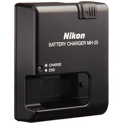 Nikon MH-25 Cargadores de batería (Lithio-Litio, Negro, Carga, Cargador de baterías para el hogar, Ión de Litio, 1 V) Nikon MH-25 Cargadores de batería (Lithio-Litio, Negro, Carga, Cargador de baterías para el hogar, Ión de Litio, 1 V)