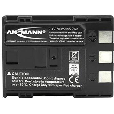 Ansmann 5022673 A-Can NB 2 LH Li-Ion, batería 7,4V/720mAh para cámara digital de fotos Canon Ansmann 5022673 A-Can NB 2 LH Li-Ion, batería 7,4V/720mAh para cámara digital de fotos Canon