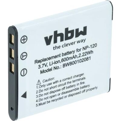 vhbw batería Compatible con Casio Exilim EX-ZS10 vhbw batería Compatible con Casio Exilim EX-ZS10
