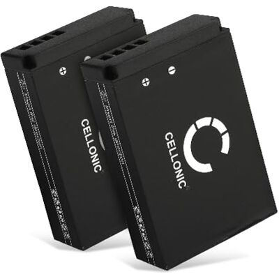 CELLONIC 2X Batería Compatible con Canon PowerShot SX70 HS, EOS M, LP-E12 CELLONIC 2X Batería Compatible con Canon PowerShot SX70 HS, EOS M, LP-E12