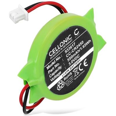 subtel CELLONIC Batería Compatible con Panasonic FP-X Series Controllers, CR2450 550mAh, 3V, Litio para Panasonic GT32 display, GT32M, AFPX-BATT subtel CELLONIC Batería Compatible con Panasonic FP-X Series Controllers, CR2450 550mAh, 3V, Litio para Panasonic GT32 display, GT32M, AFPX-BATT