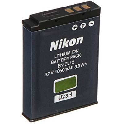 Nikon EN-EL12 Batería fotográfica (Li-Ion, 3.7 V, 1050 mAh) Nikon EN-EL12 Batería fotográfica (Li-Ion, 3.7 V, 1050 mAh)