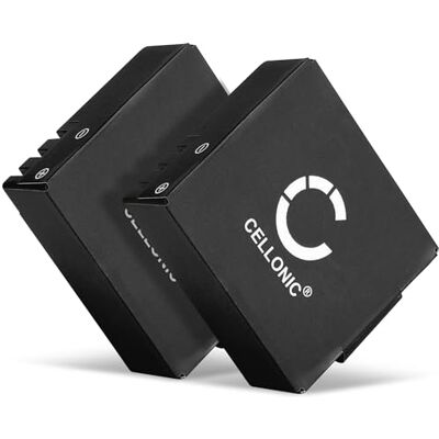 CELLONIC 2X Batería Compatible con EnVivo 4K Action CAM, PO-1614 CELLONIC 2X Batería Compatible con EnVivo 4K Action CAM, PO-1614