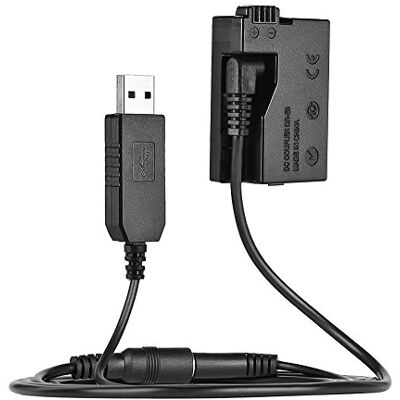 Andoer Adaptador de batería USB LP-E8 compatible con Canon EOS 550D 600D 650D 700D Andoer Adaptador de batería USB LP-E8 compatible con Canon EOS 550D 600D 650D 700D