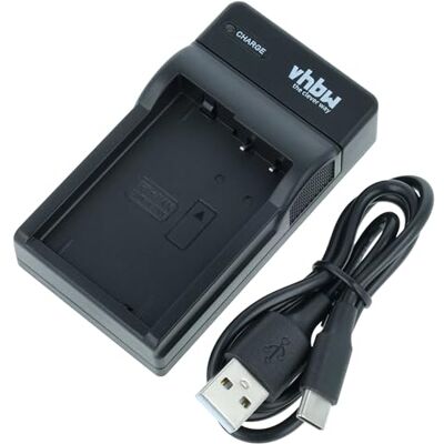 vhbw Cargador USB-C Compatible con Panasonic DMW-BLD10E DMW-BLD10PP, DMW-BLD10 cámara videocámara/batería + cable USB-C + LED vhbw Cargador USB-C Compatible con Panasonic DMW-BLD10E DMW-BLD10PP, DMW-BLD10 cámara videocámara/batería + cable USB-C + LED