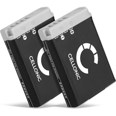 CELLONIC 2X Batería Compatible con Canon PowerShot SX740 HS, SX620, NB-13L CELLONIC 2X Batería Compatible con Canon PowerShot SX740 HS, SX620, NB-13L