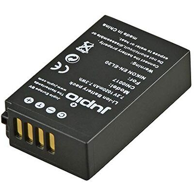 Jupio CNI0017 Batería para cámara de Fotos Equivalente a Nikon EN-EL20 (Lithium Ion, 1020 mAh) Jupio CNI0017 Batería para cámara de Fotos Equivalente a Nikon EN-EL20 (Lithium Ion, 1020 mAh)