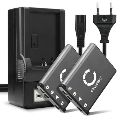 CELLONIC 2X Batería Compatible con Olympus µ 1040, 1050 SW, 1060, Li-40B CELLONIC 2X Batería Compatible con Olympus µ 1040, 1050 SW, 1060, Li-40B