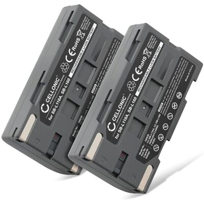 subtel 2X Batería Compatible con Samsung SC-D130, SC-D180, VP-M50, SB-L110A 1850mAh, 7.4V, Ion de litio para Samsung SC-D190, SC-D20, VM-A110, VM-A2300, VP-L2000, VP-L3000, SB-L160, SB-L320 subtel 2X Batería Compatible con Samsung SC-D130, SC-D180, VP-M50, SB-L110A 1850mAh, 7.4V, Ion de litio para Samsung SC-D190, SC-D20, VM-A110, VM-A2300, VP-L2000, VP-L3000, SB-L160, SB-L320