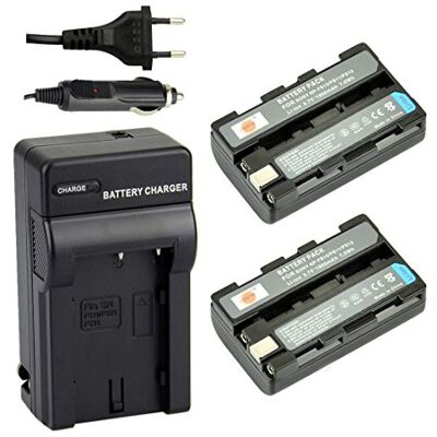 DSTE 2-Pieza NP-FS10 Batería y Cargador Compatible para Sony DCR-PC1 DCR-PC5 DSC- F505 DSC-F55 DSC-P1 DSC-P20 DSC-P30 DSC-P50 DSTE 2-Pieza NP-FS10 Batería y Cargador Compatible para Sony DCR-PC1 DCR-PC5 DSC- F505 DSC-F55 DSC-P1 DSC-P20 DSC-P30 DSC-P50