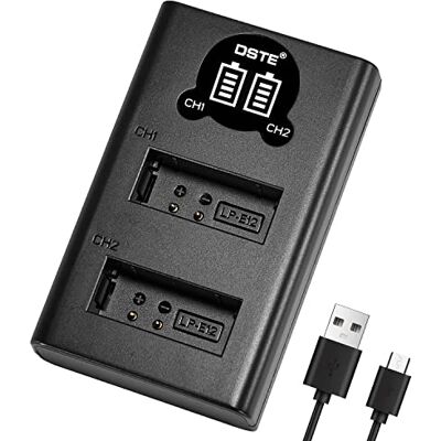 Generic DSTE LP-E12 Cargador rápido dual USB con pantalla LCD compatible con Canon EOS M, M2, M10, 100D, Rebel SL1, Kiss X7, EOS M50, M100, M200, Kiss M, PowerShot SX70 Generic DSTE LP-E12 Cargador rápido dual USB con pantalla LCD compatible con Canon EOS M, M2, M10, 100D, Rebel SL1, Kiss X7, EOS M50, M100, M200, Kiss M, PowerShot SX70