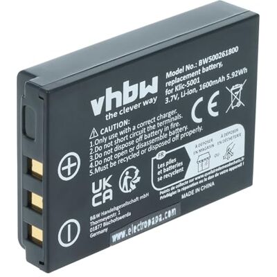 vhbw Batería Compatible con Kodak EasyShare P712 vhbw Batería Compatible con Kodak EasyShare P712