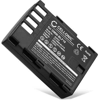 CELLONIC Batería Compatible con Panasonic Lumix DC-G9, DC-GH5, DMW-BLF19 CELLONIC Batería Compatible con Panasonic Lumix DC-G9, DC-GH5, DMW-BLF19