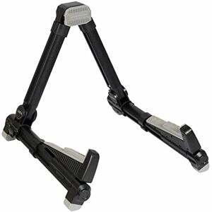 Cascha Soporte plegable de aluminio para guitarra eléctrica, acústica y bajo Cascha Soporte plegable de aluminio para guitarra eléctrica, acústica y bajo