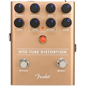 Fender ® »MTG TUBE DISTORTION PEDAL« Pedal de efecto para guitarra eléctrica Fender ® »MTG TUBE DISTORTION PEDAL« Pedal de efecto para guitarra eléctrica