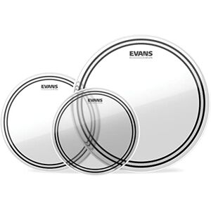 EVANS EC2 10, 12, 16 inch Rock Tom Pack Clear EVANS EC2 10, 12, 16 inch Rock Tom Pack Clear