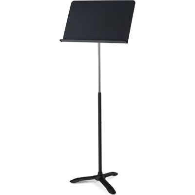 Classic Cantabile Atril Orquestal OSE-01, Tipo: OSE-01, Peso: 2, 8 kg Construcción de tres partes (base, barra telescópica, bandeja), Bandeja para partituras: aluminio con recubrimiento en polvo Classic Cantabile Atril Orquestal OSE-01, Tipo: OSE-01, Peso: 2, 8 kg Construcción de tres partes (base, barra telescópica, bandeja), Bandeja para partituras: aluminio con recubrimiento en polvo