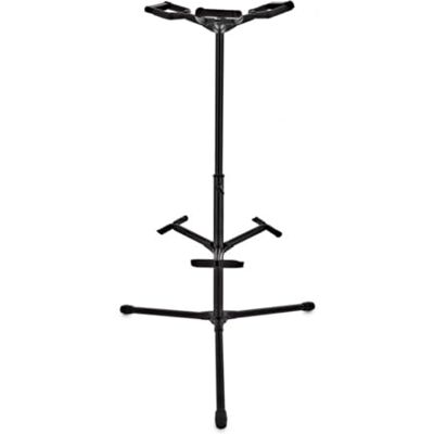 gear4music Soporte Triple de Guitarra de Adecuado para Guitarras Eléctricas y Acústicas, Mástil Ajustable en Altura, Diseño Plegable Robusto, Espuma Reduce Daños gear4music Soporte Triple de Guitarra de Adecuado para Guitarras Eléctricas y Acústicas, Mástil Ajustable en Altura, Diseño Plegable Robusto, Espuma Reduce Daños