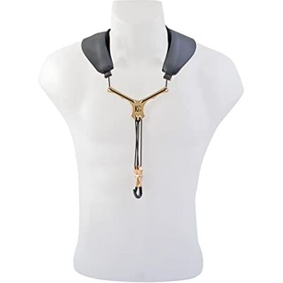 BG Cordón Cordón Yoke Zen para saxofón mosquetón metálico talla XL BG Cordón Cordón Yoke Zen para saxofón mosquetón metálico talla XL