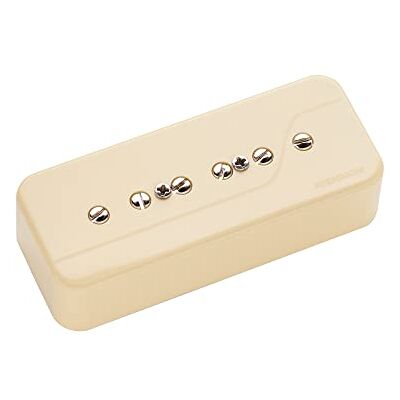 Fishman Pastillas para guitarra eléctrica Juego de pastillas de puente para guitarra eléctrica Fluence Signature Series Greg Koch P90 Cream Fishman Pastillas para guitarra eléctrica Juego de pastillas de puente para guitarra eléctrica Fluence Signature Series Greg Koch P90 Cream
